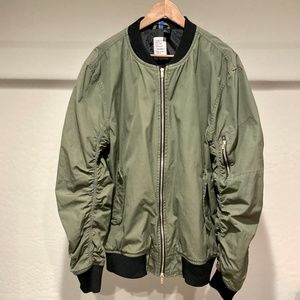 H&M Green Bomber Jacket Mens XL